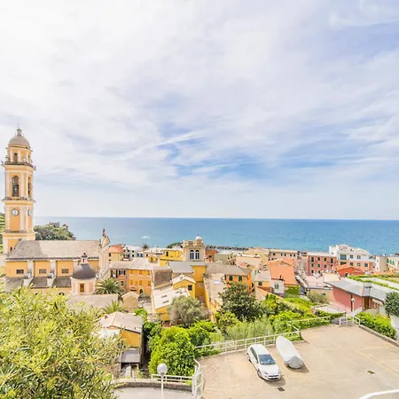 090c - Casa Serena, Vista Mare,5 Minuti A Piedi Dal Mare *