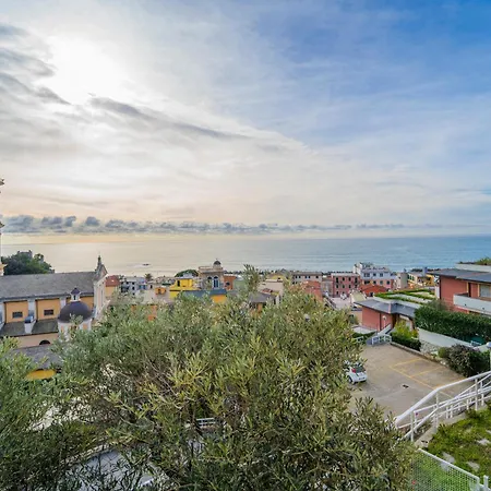 090c - Casa Serena, Vista Mare,5 Minuti A Piedi Dal Mare Apartamento